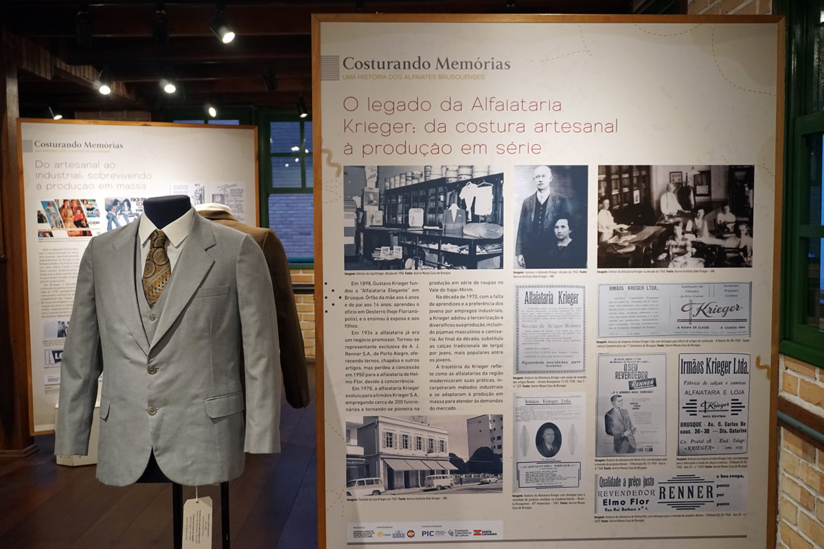 Abertura da Exposição Costurando Memórias: Uma história dos alfaiates brusquenses