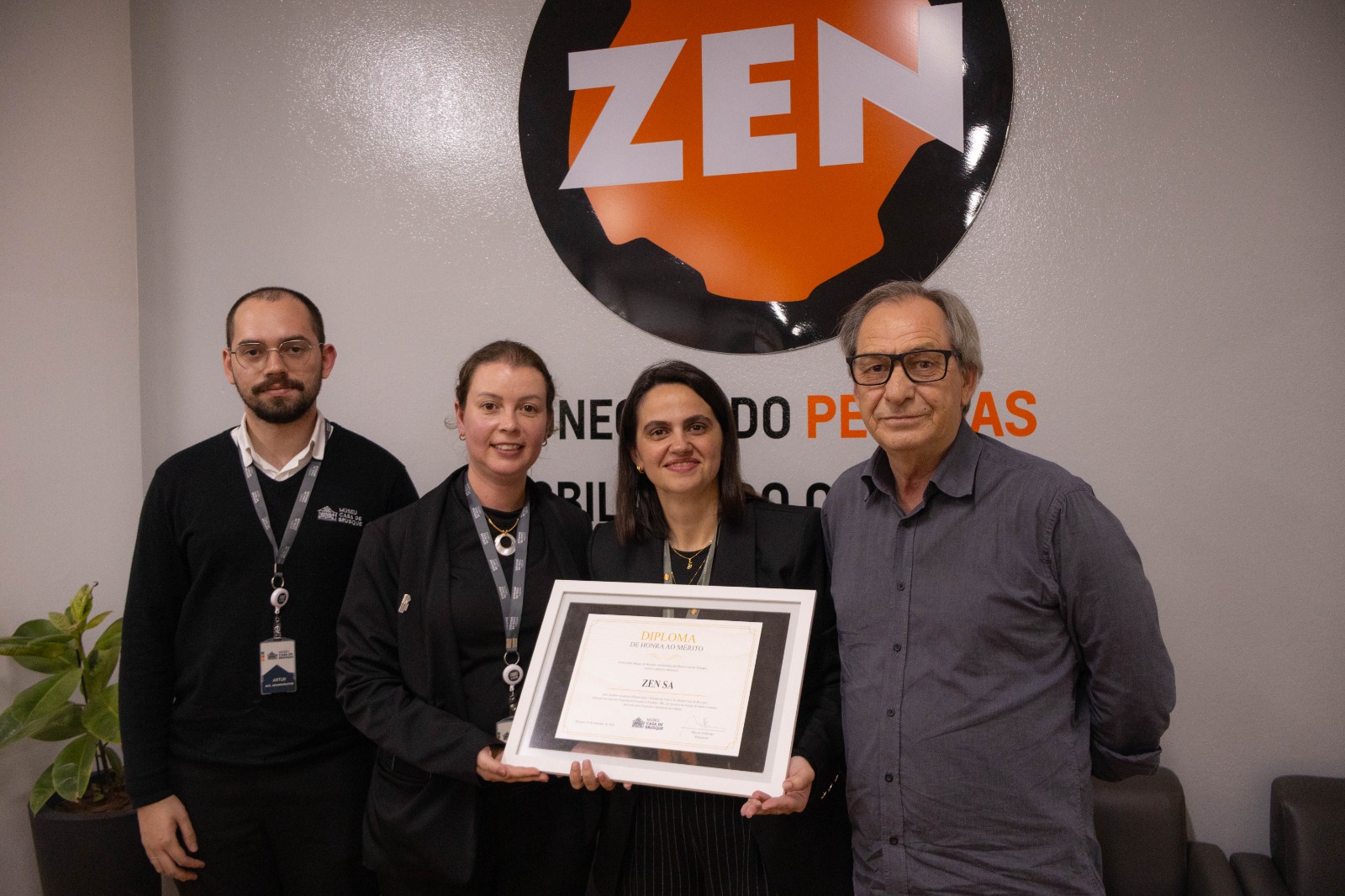 ZEN S.A. é homenageada pelo apoio à preservação da história de Brusque
